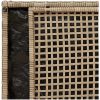 Förvaringsbänk för utomhusbruk dyna beige 100 cm konstrotting vidaXL – miniatyr 10