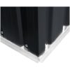 Förvaringsbod antracit stål 257x205x178 cm vidaXL – miniatyr 8