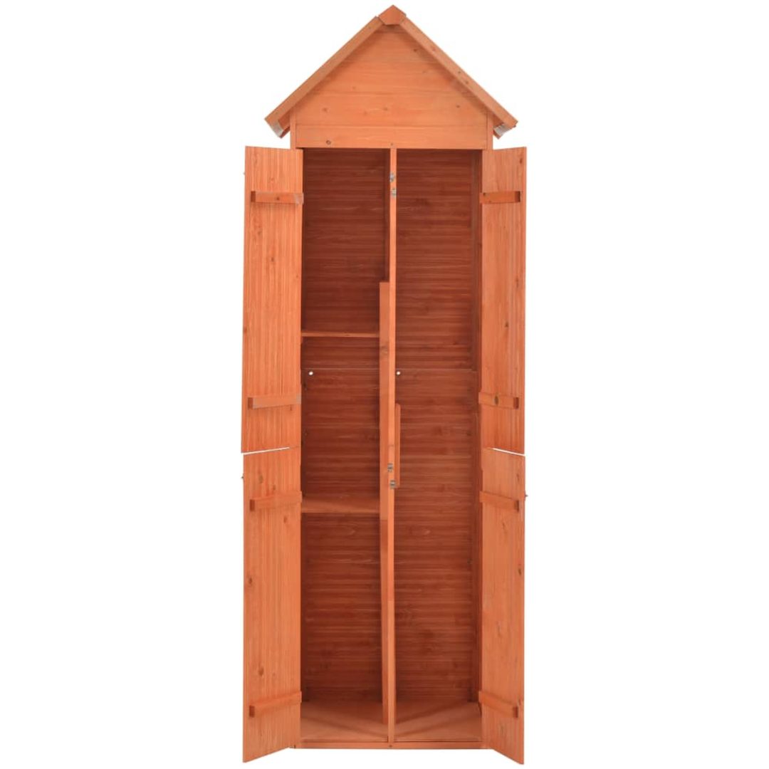 Förvaringsbod trä 71x60x213 cm vidaXL – bild 2