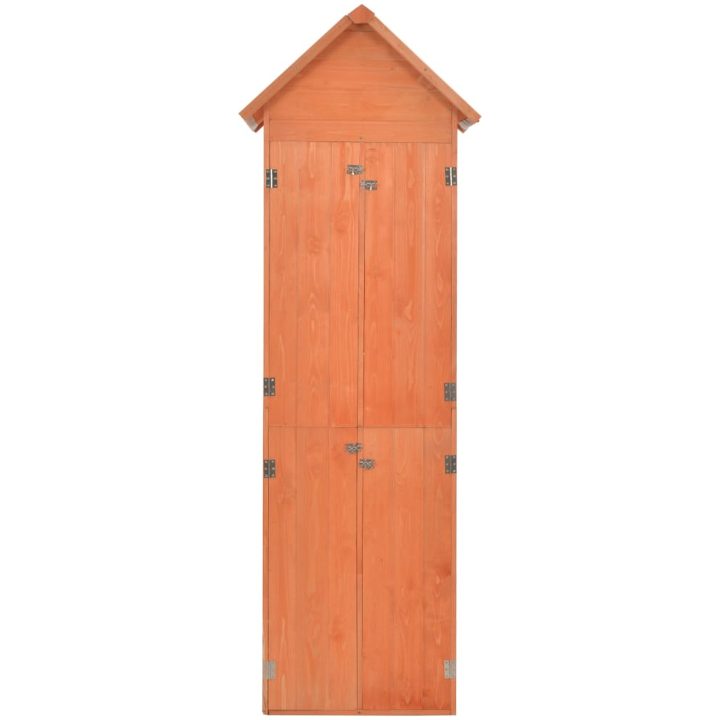 Förvaringsbod trä 71x60x213 cm vidaXL – bild 4
