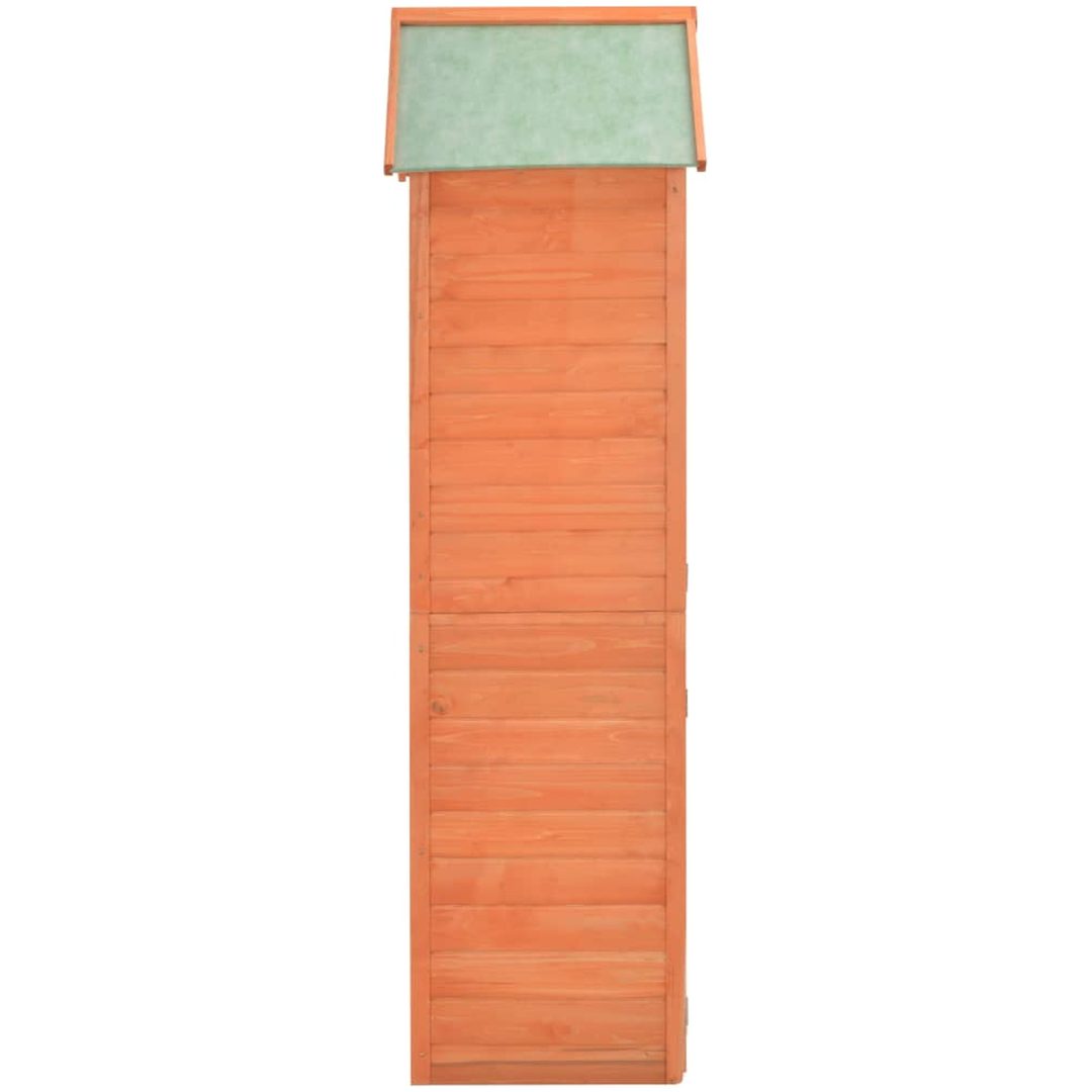 Förvaringsbod trä 71x60x213 cm vidaXL – bild 5