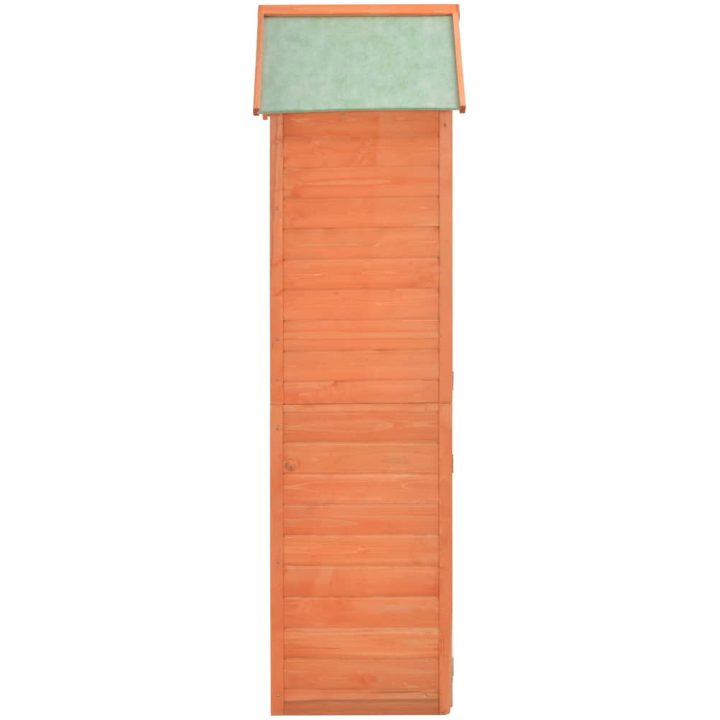 Förvaringsbod trä 71x60x213 cm vidaXL – bild 5