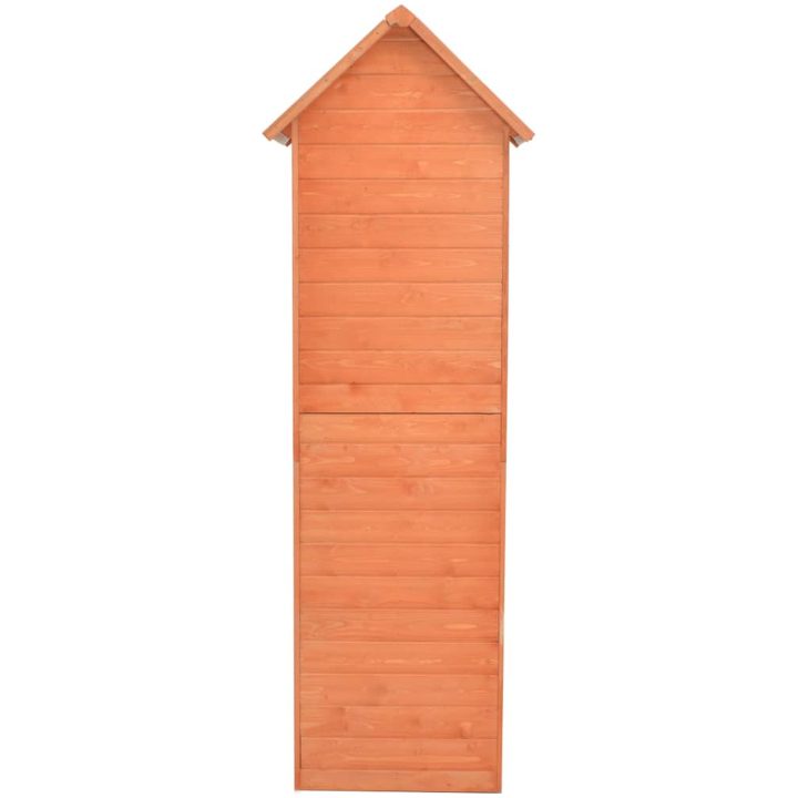 Förvaringsbod trä 71x60x213 cm vidaXL – bild 6