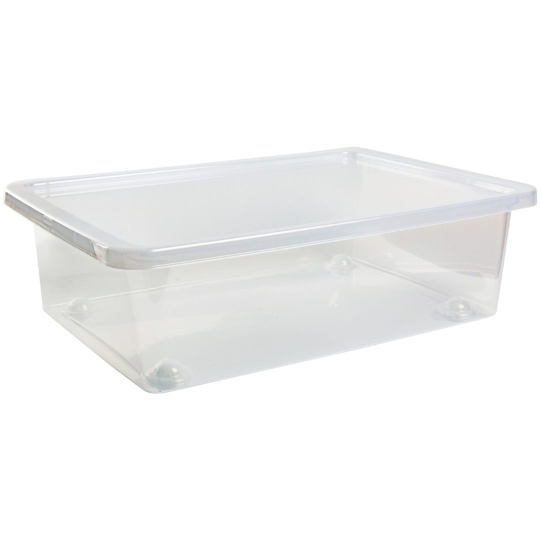 Förvaringsbox Bedroller 30l Transp NPL Transparent – bild 2
