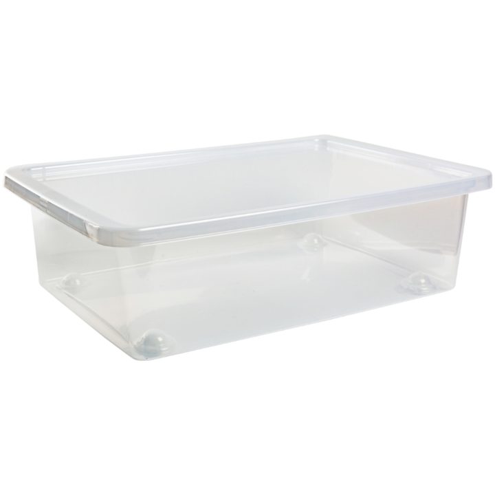 Förvaringsbox Bedroller 30l Transp NPL Transparent – bild 2