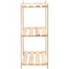 Förvaringshylla 3 hyllor 3 st 60x38x90 cm massiv furu 150 kg vidaXL – miniatyr 5