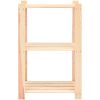 Förvaringshylla 3 hyllplan 60x38x90 massiv furu 150 kg vidaXL – miniatyr 3