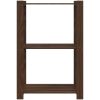 Förvaringshylla 3 hyllplan brun 60x38x90 massiv furu vidaXL 60 x 38 x 90 cm – miniatyr 3