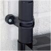 Förvaringshylla 4 hyllor svart plast vidaXL 61 x 30.5 x 130 cm – miniatyr 6