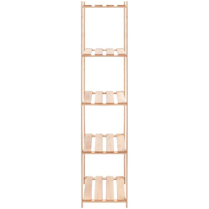 Förvaringshylla 5 hyllor 10 st 80x38x170 cm massiv furu 250 kg vidaXL – bild 5