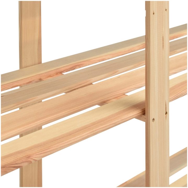 Förvaringshylla 5 hyllor 2 st 170x38x170 cm massiv furu 500 kg vidaXL – bild 6