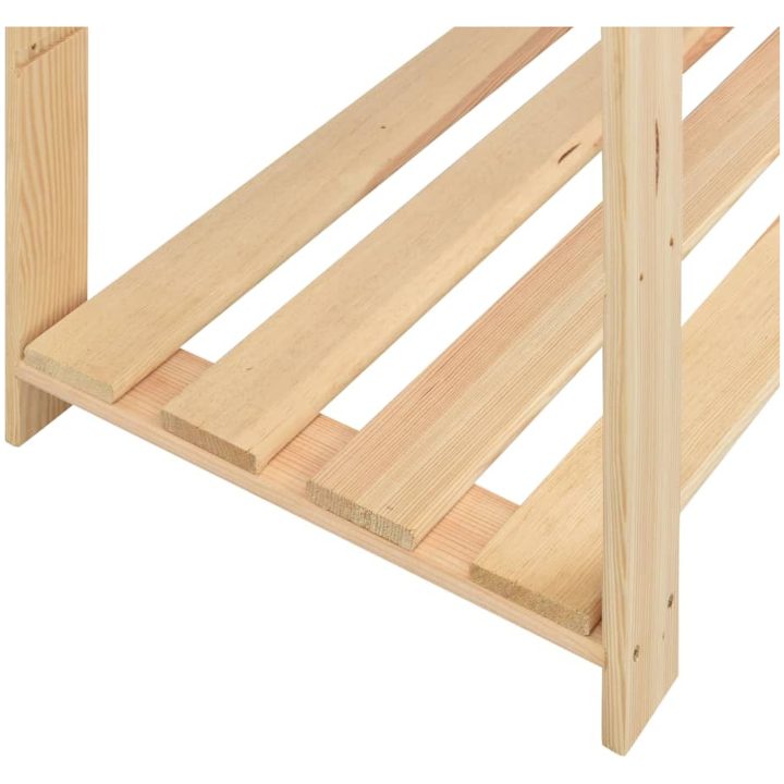 Förvaringshylla 5 hyllor 2 st 170x38x170 cm massiv furu 500 kg vidaXL – bild 7