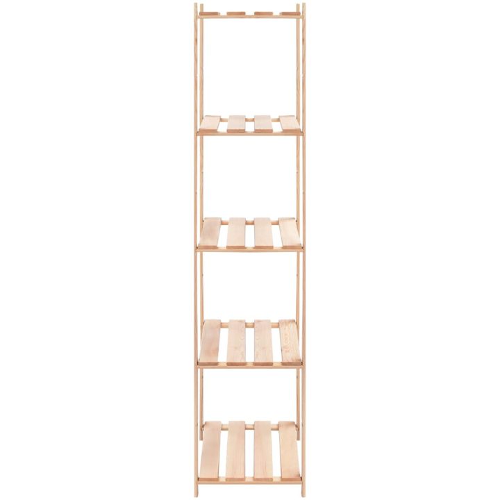 Förvaringshylla 5 hyllor 2 st 80x38x170 cm massiv furu 250 kg vidaXL – bild 5