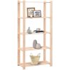 Förvaringshylla 5 hyllor 3 st 80x38x170 cm massiv furu 250 kg vidaXL – miniatyr 2