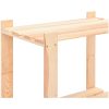 Förvaringshylla 5 hyllplan 80x38x170 cm massiv furu 250 kg vidaXL – miniatyr 5