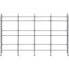 Förvaringshylla för 12 backar silver stål vidaXL 190 x 33 x 116 cm – miniatyr 3