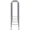 Förvaringshylla för 12 backar silver stål vidaXL 190 x 33 x 116 cm – miniatyr 4