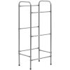 Förvaringshylla för 3 backar silver stål vidaXL 50 x 33 x 116 cm – miniatyr 2