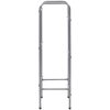 Förvaringshylla för 3 backar silver stål vidaXL 50 x 33 x 116 cm – miniatyr 4