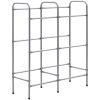 Förvaringshylla för 6 backar silver stål vidaXL 96 x 33 x 116 cm – miniatyr 2