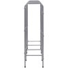 Förvaringshylla för 9 backar silver stål vidaXL 145 x 33 x 116 cm – miniatyr 4