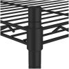 Förvaringshylla med 3 hyllplan 60x35x76 svart 150 kg vidaXL 60 x 35 x 76 cm – miniatyr 5