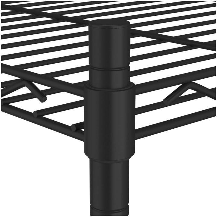Förvaringshylla med 3 hyllplan 60x35x76 svart 150 kg vidaXL 60 x 35 x 76 cm – bild 5