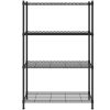 Förvaringshylla med 4 hyllplan svart 200 kg vidaXL 90 x 35 x 137 cm – miniatyr 3