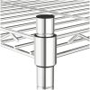 Förvaringshylla med 5 hyllplan krom 250 kg vidaXL 90 x 35 x 180 cm – miniatyr 5