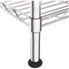 Förvaringshylla med 5 hyllplan krom 250 kg vidaXL 90 x 35 x 180 cm – miniatyr 6