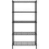 Förvaringshylla med 5 hyllplan svart 250 kg vidaXL 90 x 35 x 180 cm – miniatyr 3