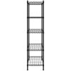 Förvaringshylla med 5 hyllplan svart 250 kg vidaXL 90 x 35 x 180 cm – miniatyr 4