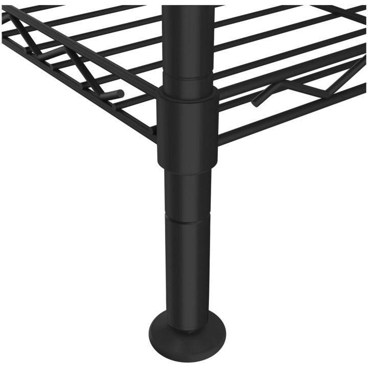 Förvaringshylla med 5 hyllplan svart 250 kg vidaXL 90 x 35 x 180 cm – bild 6
