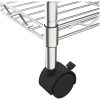 Förvaringshylla med hjul 3 hyllplan 60x35x81 krom 150 kg vidaXL 60 x 35 x 81 cm – miniatyr 6