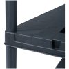 Förvaringshylla svart 220 kg plast vidaXL 90 x 40 x 138 cm – miniatyr 4