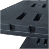 Förvaringshylla svart 220 kg plast vidaXL 90 x 40 x 138 cm – miniatyr 5