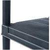 Förvaringshyllor 5 st svart plast vidaXL 60 x 30 x 138 cm – miniatyr 5