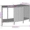 Förvaringshyllor för spa 2 st svart konstrotting vidaXL – miniatyr 8