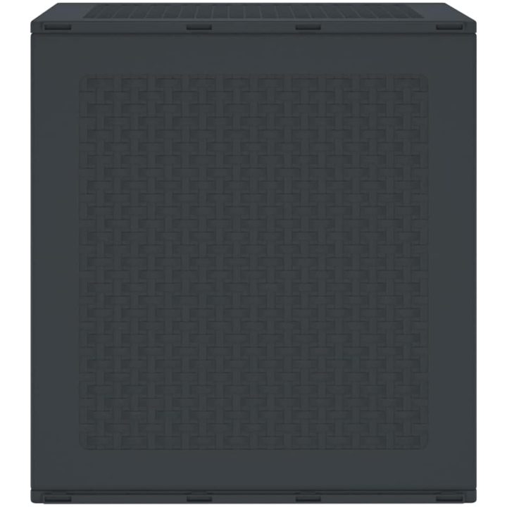 Förvaringslåda för trädgård antracit 55x53x57 cm PP vidaXL 55 x 52.5 x 57 cm – bild 6