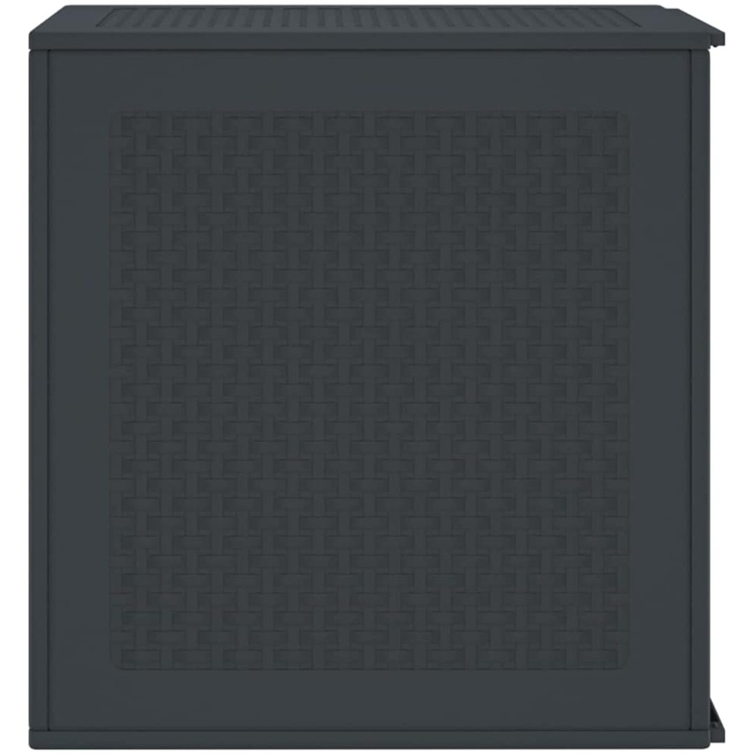 Förvaringslåda för trädgård antracit 55x53x57 cm PP vidaXL 55 x 52.5 x 57 cm – bild 7