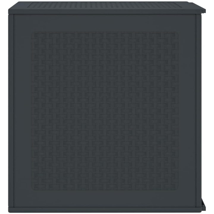 Förvaringslåda för trädgård antracit 55x53x57 cm PP vidaXL 55 x 52.5 x 57 cm – bild 7
