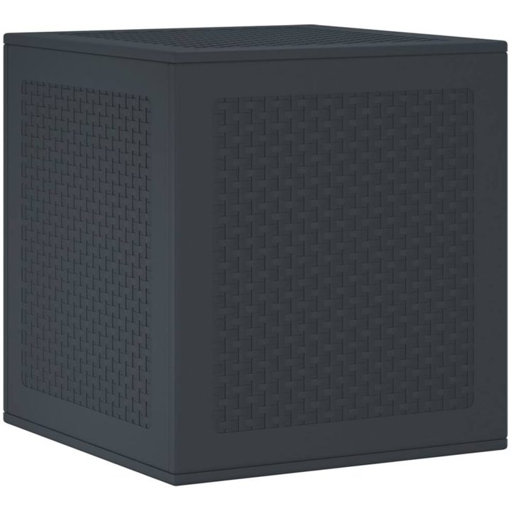 Förvaringslåda för trädgård antracit 55x53x57 cm PP vidaXL 55 x 52.5 x 57 cm – bild 8