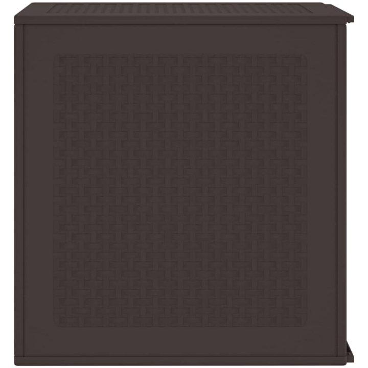 Förvaringslåda för trädgård brun 55x53x57 cm PP vidaXL 55 x 52.5 x 57 cm – bild 7