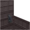 Förvaringslåda för trädgård brun 55x53x57 cm PP vidaXL 55 x 52.5 x 57 cm – miniatyr 9