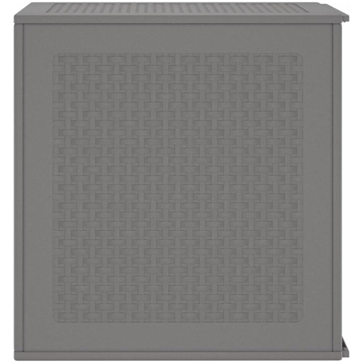 Förvaringslåda för trädgård ljusgrå 55x53x57 cm PP vidaXL 55 x 52.5 x 57 cm – bild 7