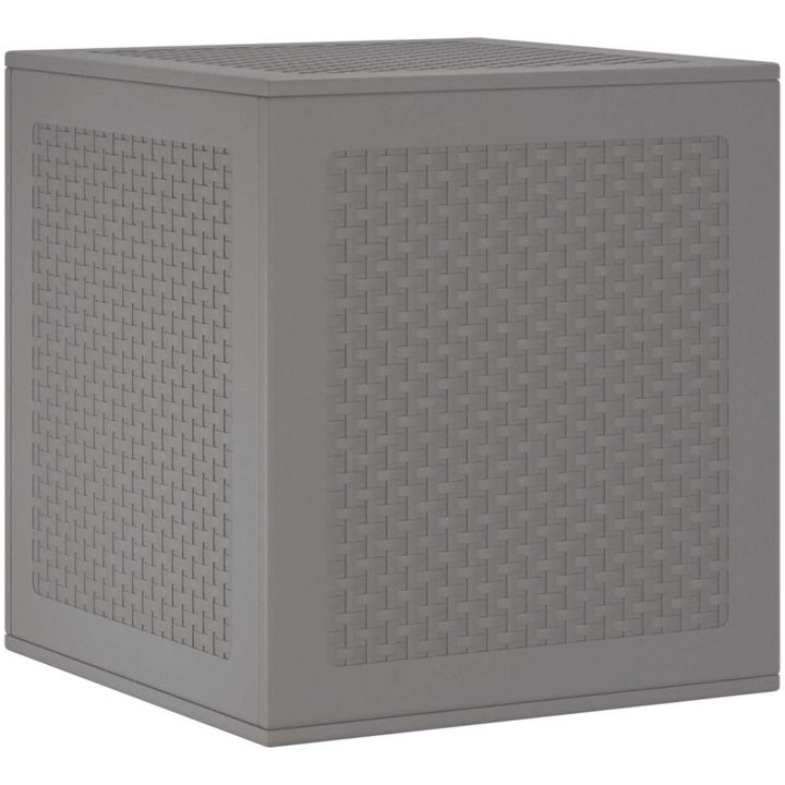 Förvaringslåda för trädgård ljusgrå 55x53x57 cm PP vidaXL 55 x 52.5 x 57 cm – bild 8