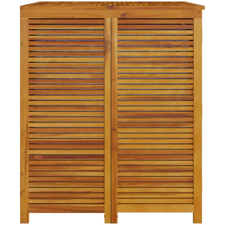 Förvaringslåda för trädgård massivt akaciaträ vidaXL 70 x 87 x 104 cm – bild 5