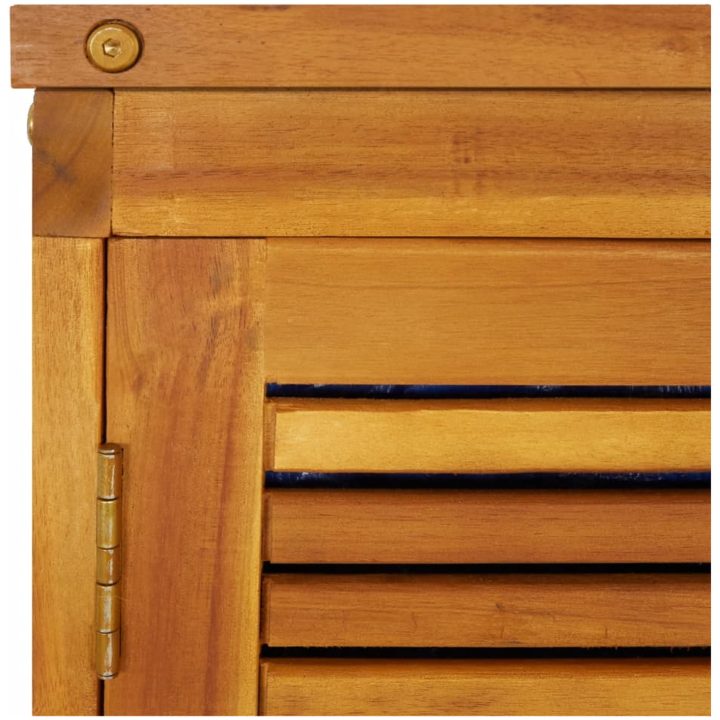 Förvaringslåda för trädgård massivt akaciaträ vidaXL 70 x 87 x 104 cm – bild 7