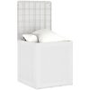 Förvaringslåda för trädgård vit 55x53x57 cm PP vidaXL 55 x 52.5 x 57 cm – miniatyr 3