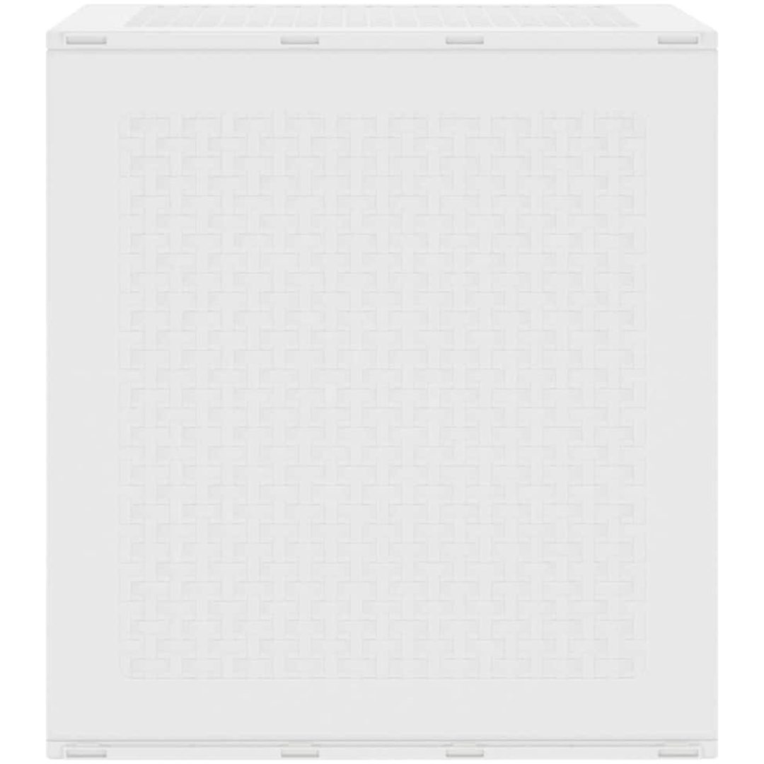 Förvaringslåda för trädgård vit 55x53x57 cm PP vidaXL 55 x 52.5 x 57 cm – bild 6